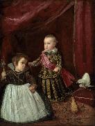 Diego Velazquez Prince Baltasar Carlos with a Dwarf (df01) oil painting